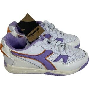 Diadora Womens Size 7.5 Winner Sporty Purple Orange White Tennis Shoes